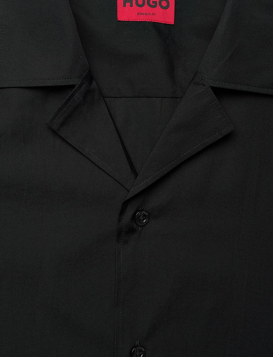 HUGO - Ellino - kurzarmhemden - black - 5