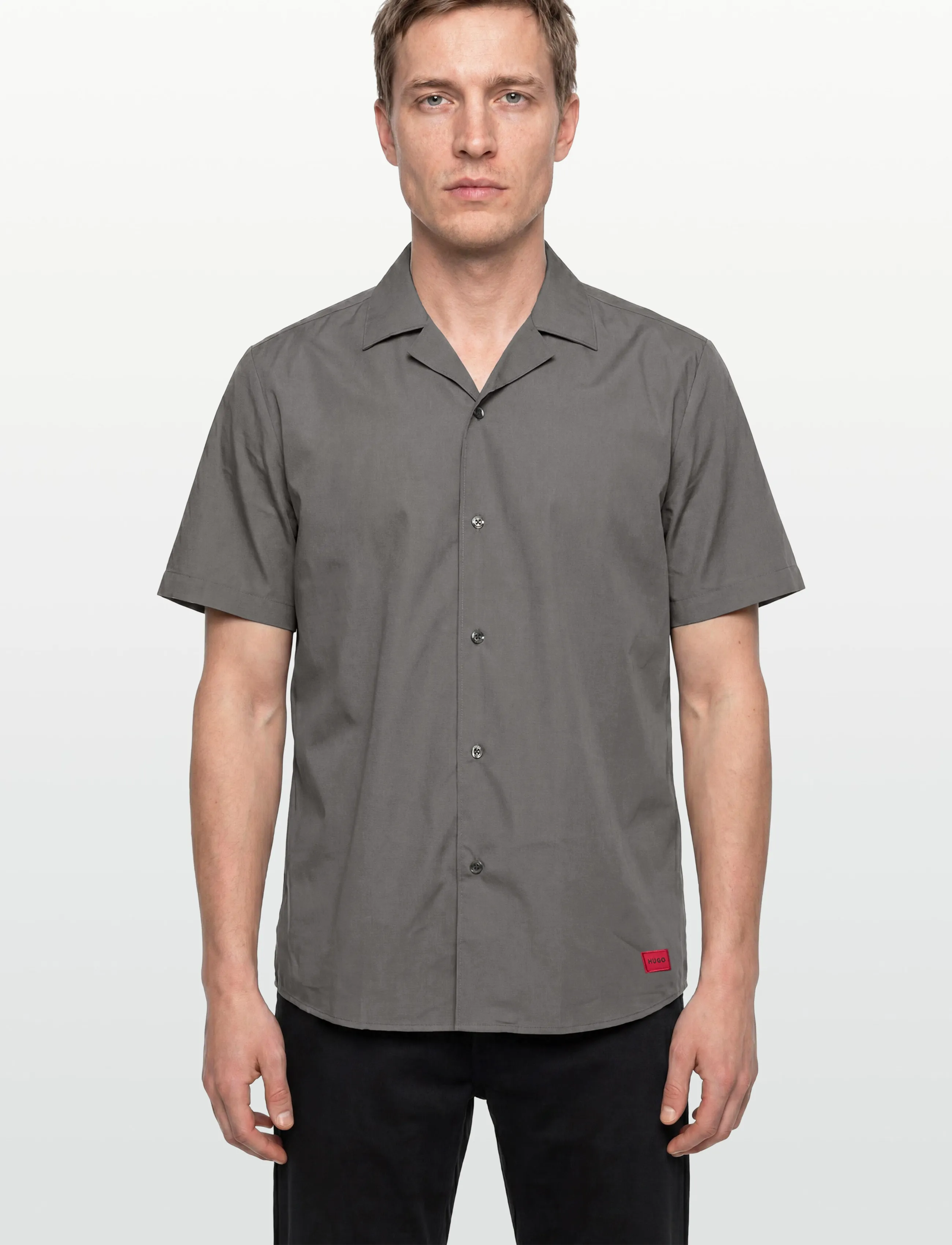 HUGO - Ellino - casual skjorter - dark grey - 3