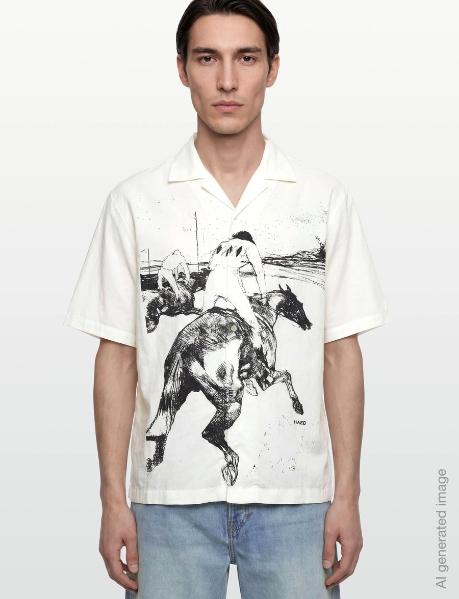HUGO - Espino - short-sleeved shirts - natural - 3