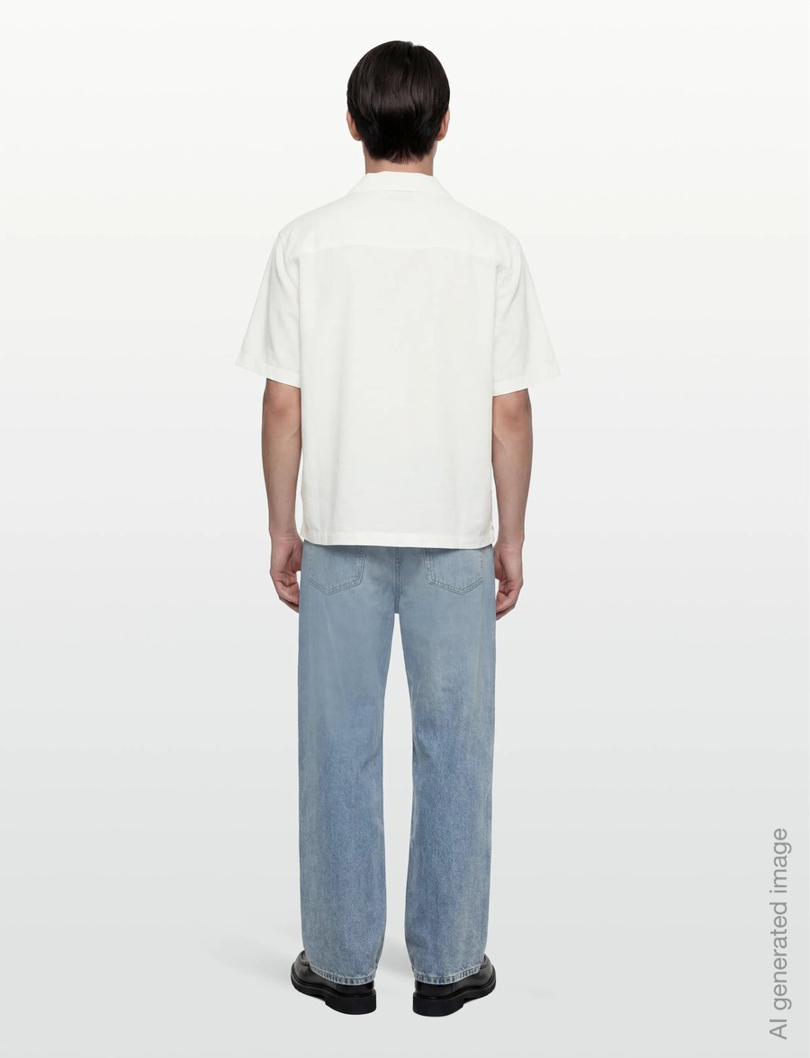 HUGO - Espino - short-sleeved shirts - natural - 4