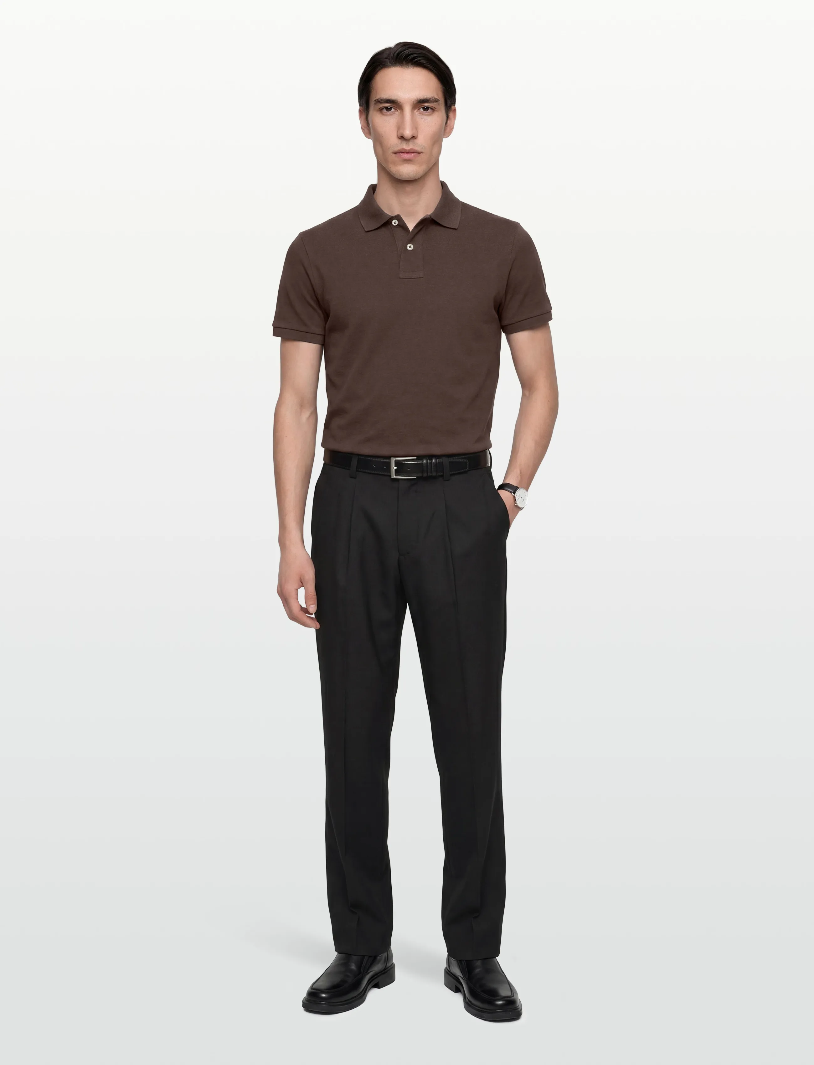 HUGO Tony262X, 56, Black, Bukser > Formelle Bukser, Herre