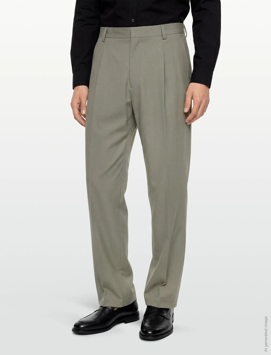 HUGO - Tony262X - suit trousers - light/pastel green - 3