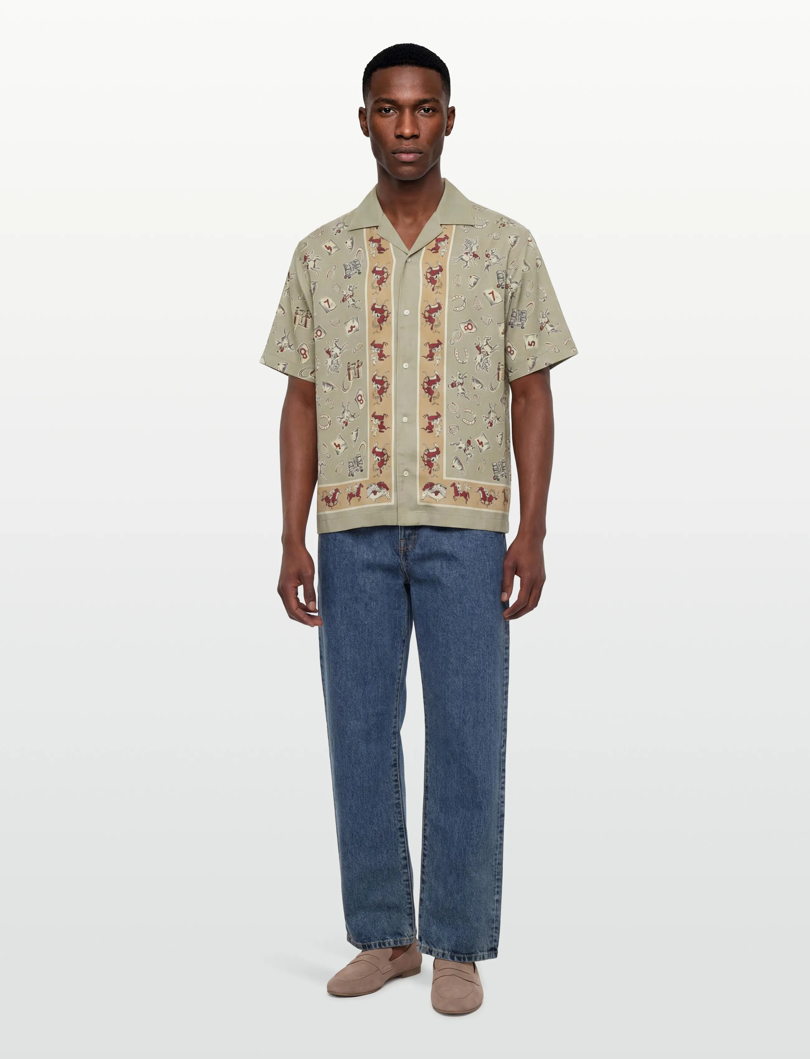 HUGO Espino - Riided - LIGHT/PASTEL GREEN / khaki/green