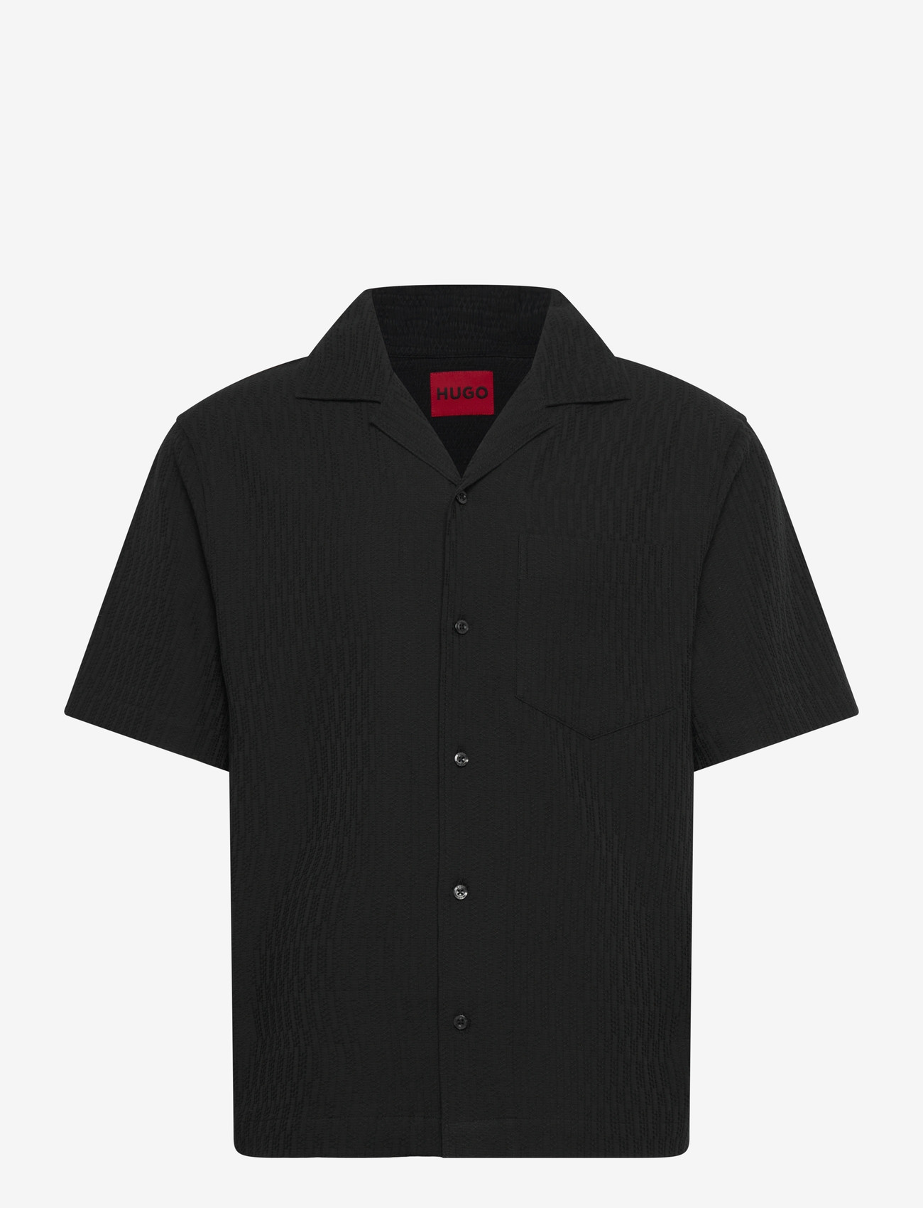 HUGO - Exolino - kurzarmhemden - black - 0