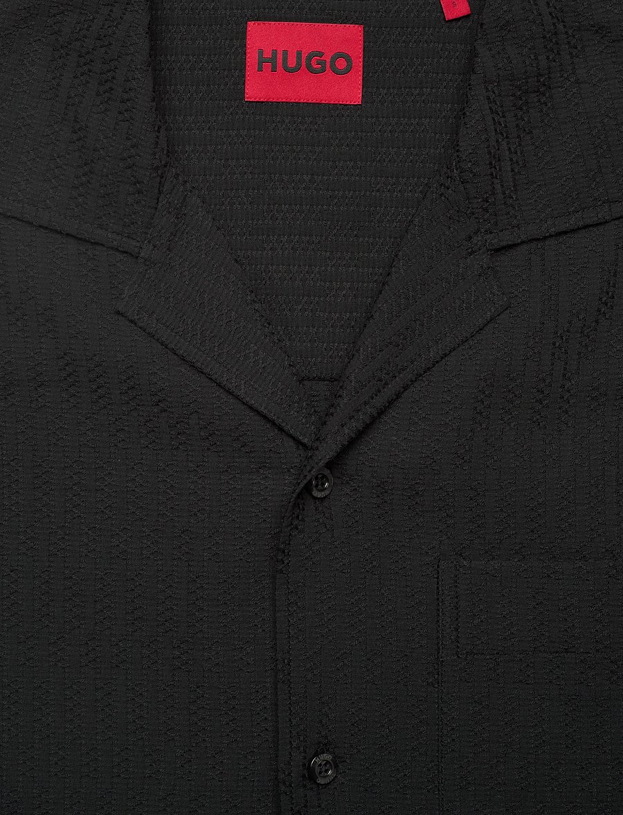 HUGO - Exolino - short-sleeved shirts - black - 2