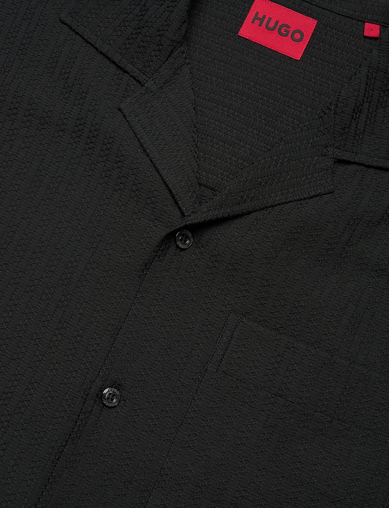 HUGO - Exolino - kurzarmhemden - black - 3