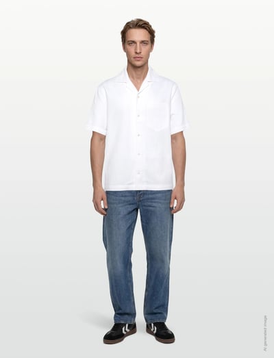 HUGO Exolino - Shirts - OPEN WHITE / white