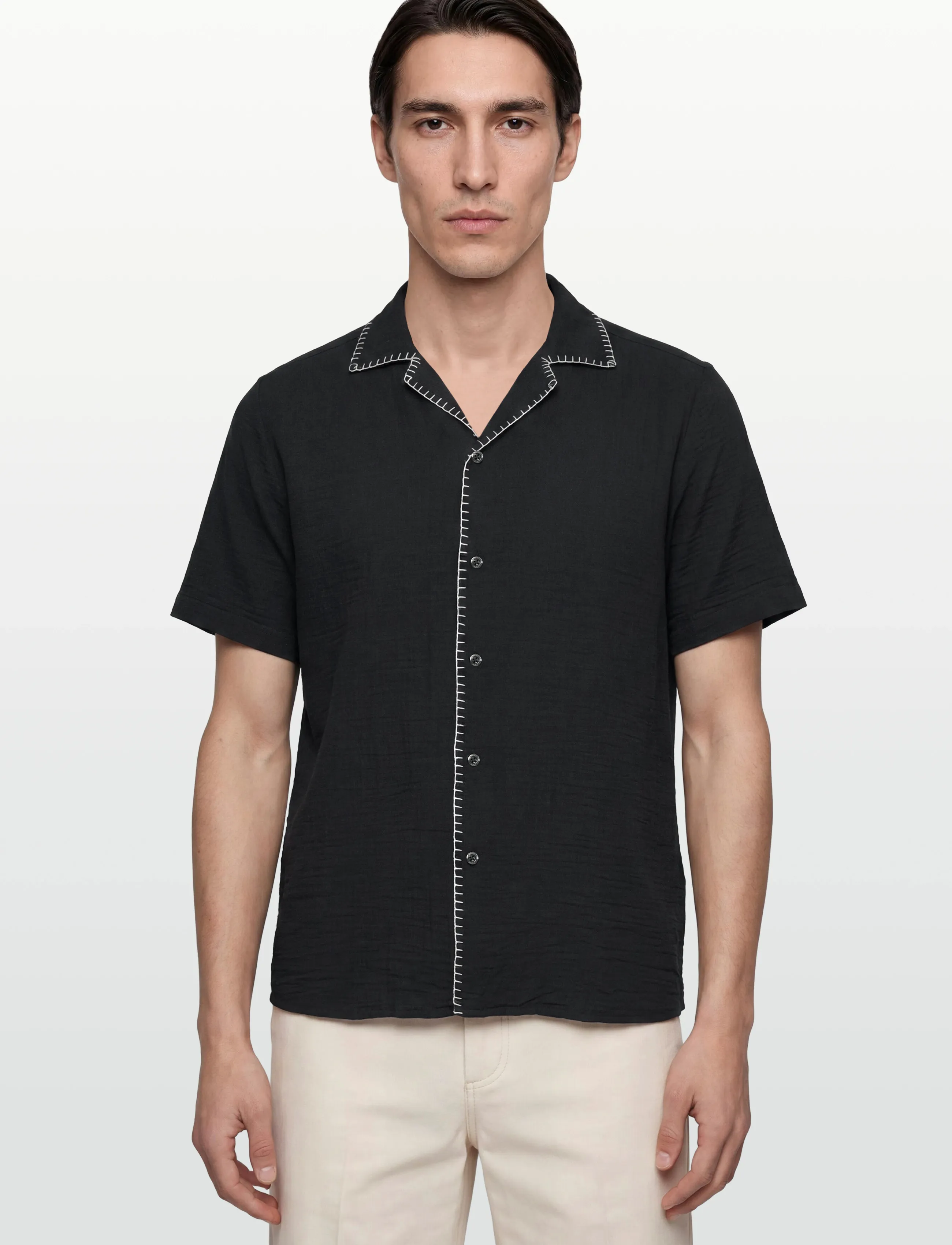 HUGO - Ellino - kortærmede skjorter - black - 3