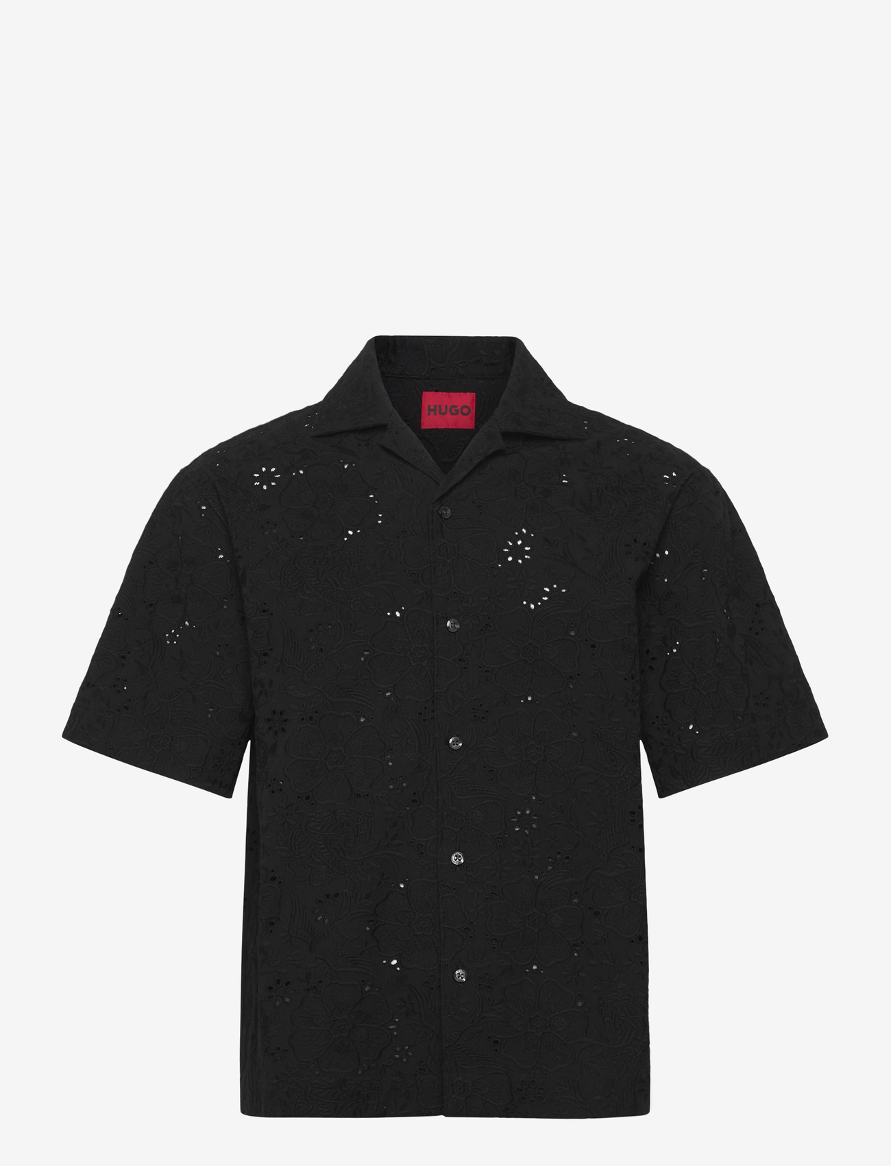 HUGO - Espino - lühikeste varrukatega särgid - black - 0