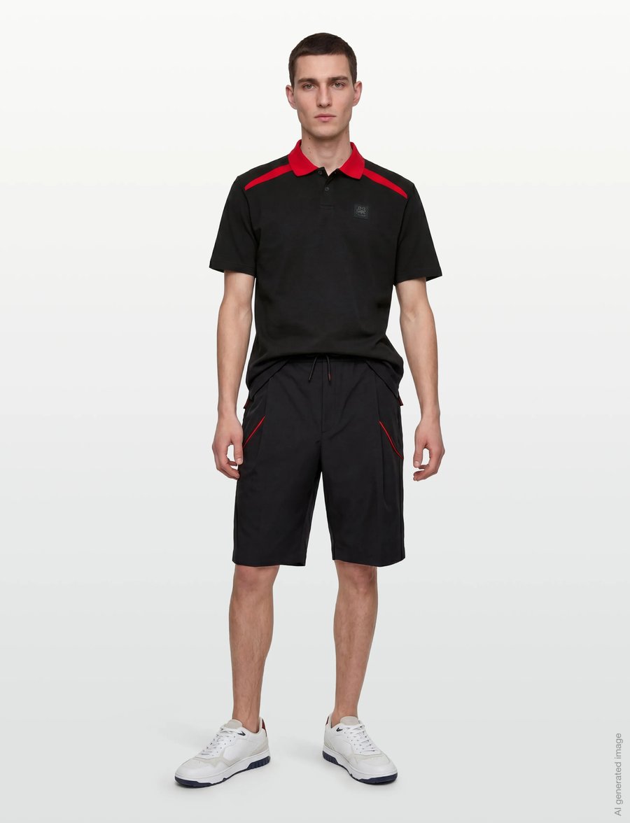 HUGO - Fionn262X_RB - trainingsshorts - black - 0