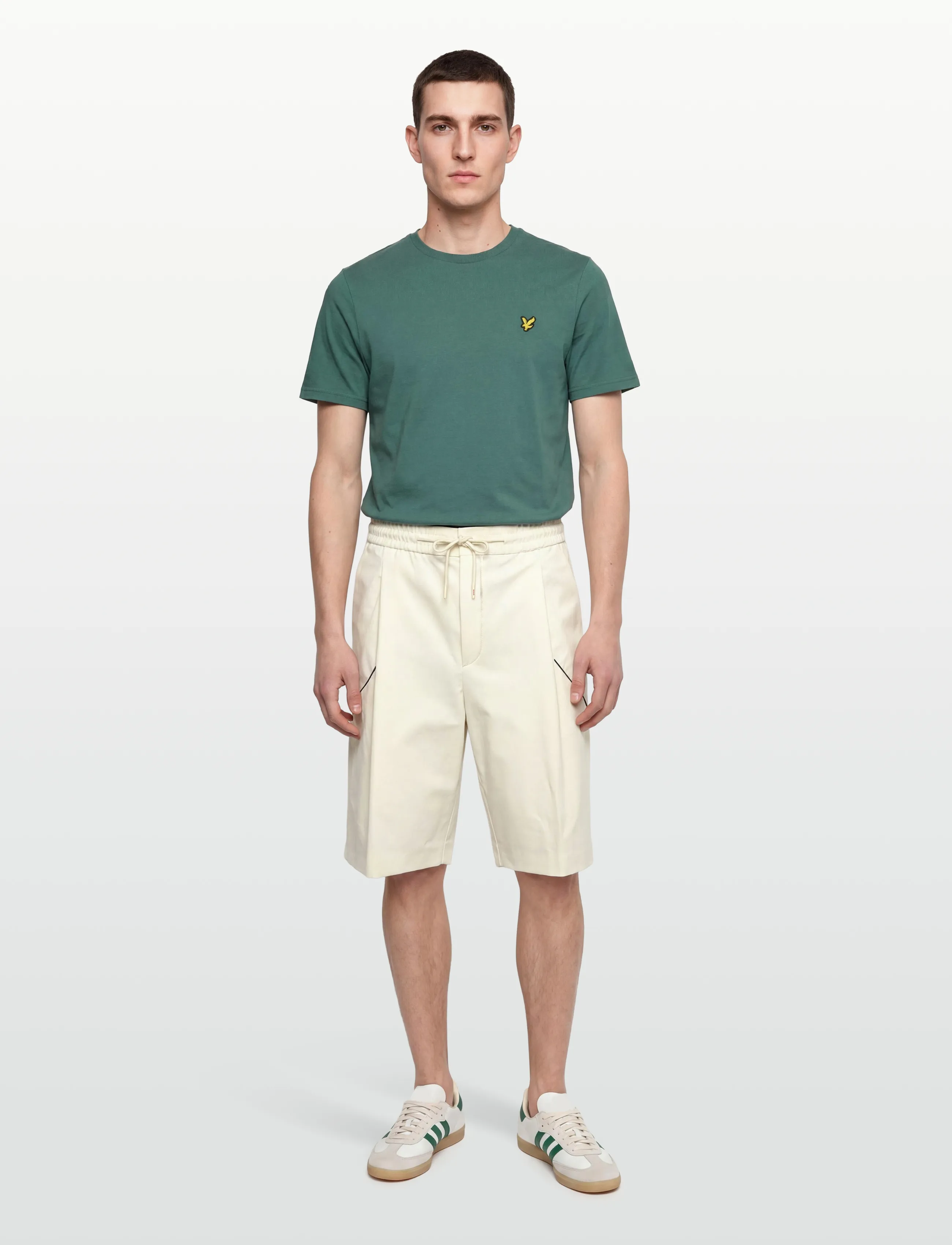 HUGO - Fionn262X_RB - træningsshorts - open white - 0