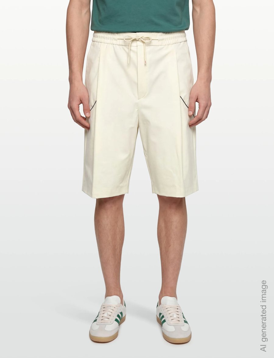 HUGO - Fionn262X_RB - trainingsshorts - open white - 3