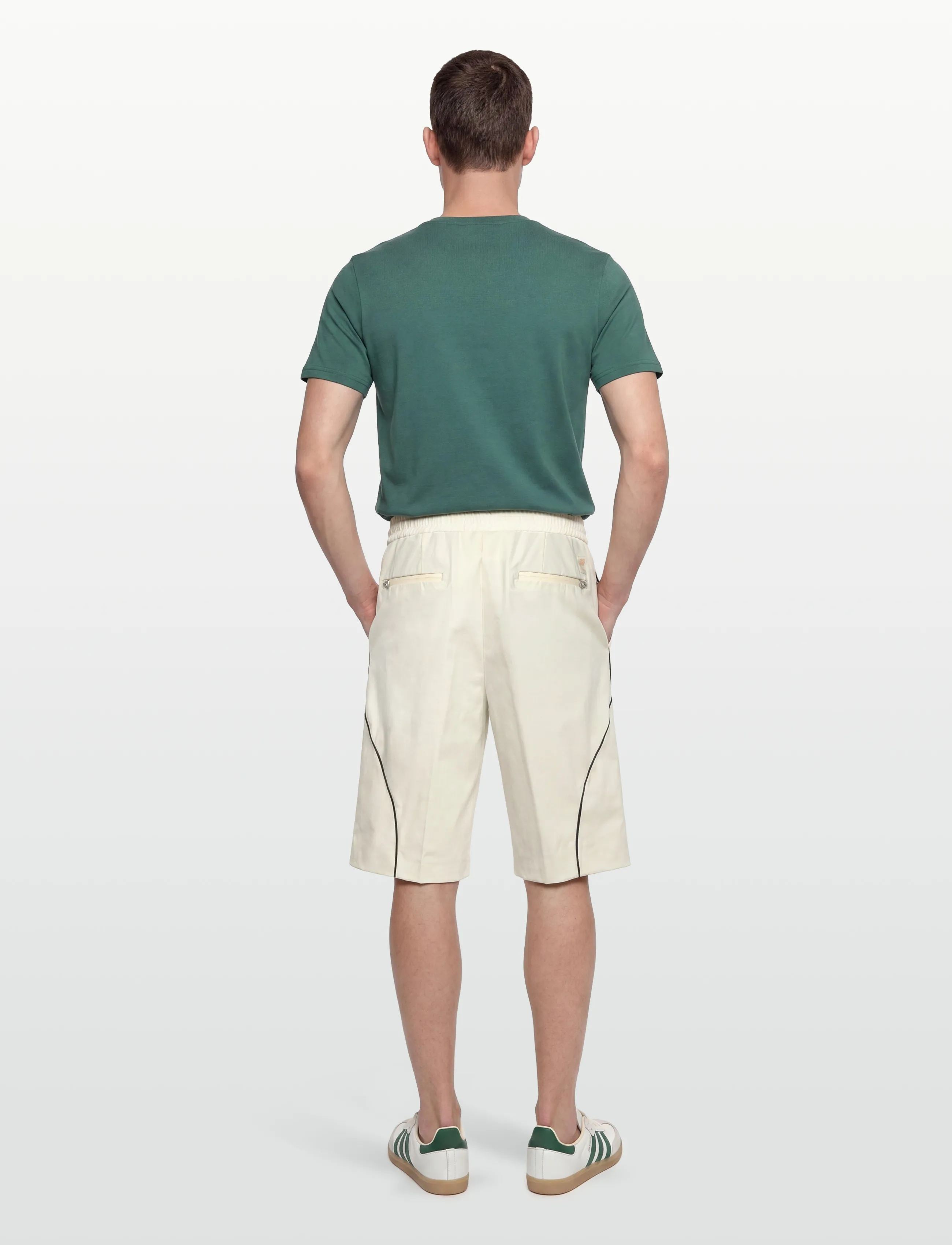 HUGO - Fionn262X_RB - træningsshorts - open white - 4
