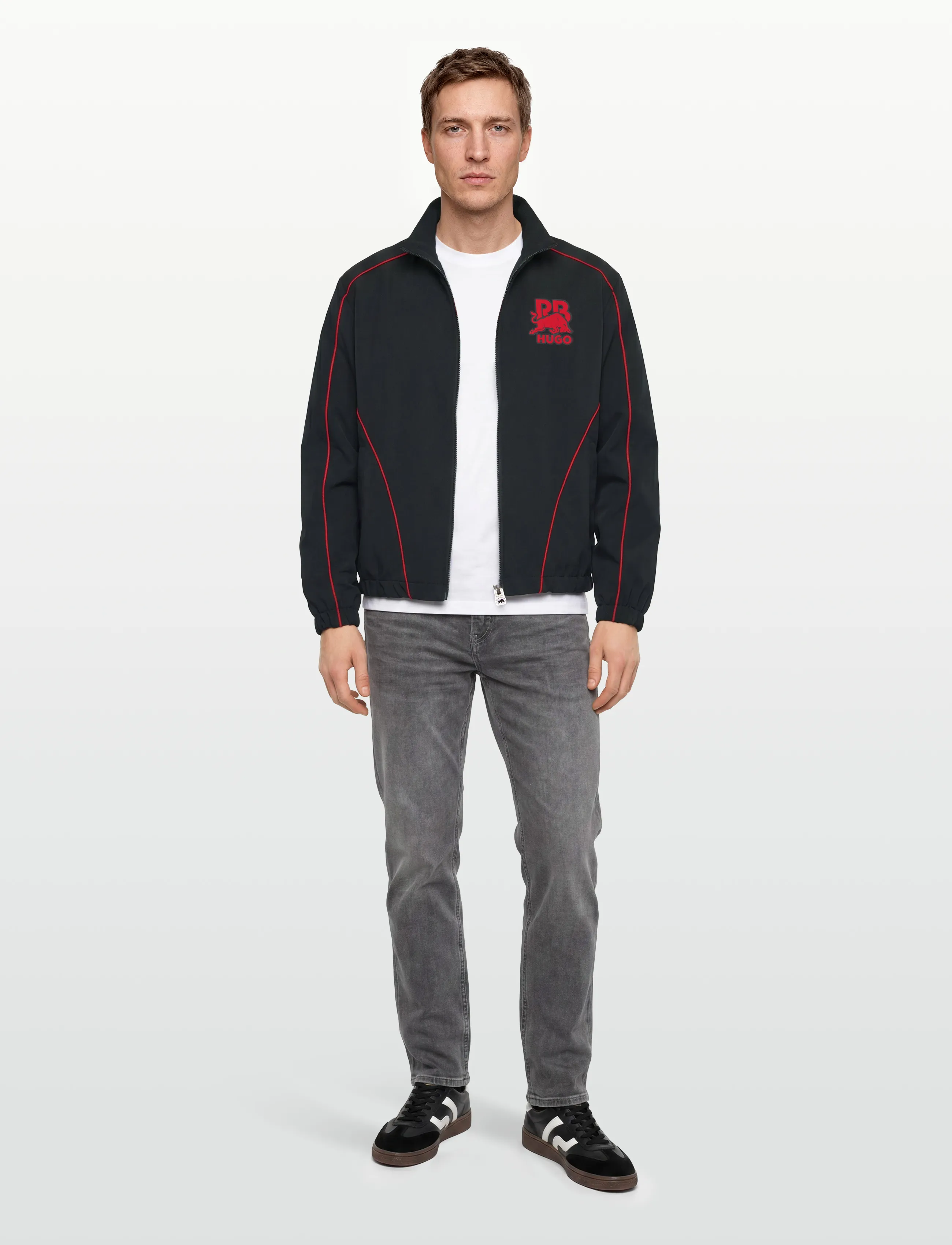 HUGO Kapino262X_Rb, 52, Red, Sport Jackets > Sport Training Jackets, Herre