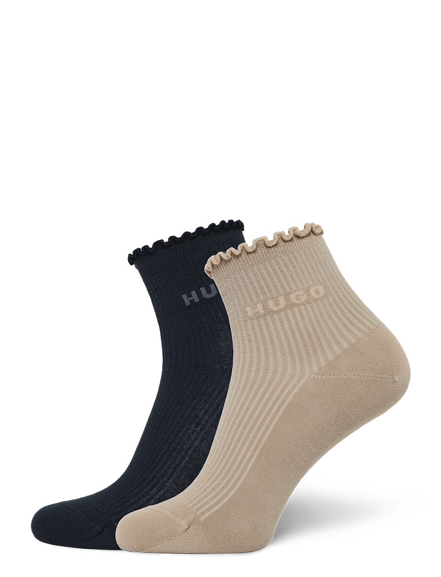 HUGO - 2P SH LETTUCE CC W - Īsās zeķes - dark blue - 0