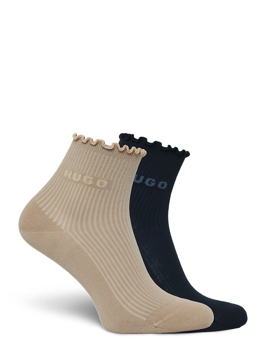 HUGO - 2P SH LETTUCE CC W - Īsās zeķes - dark blue - 1