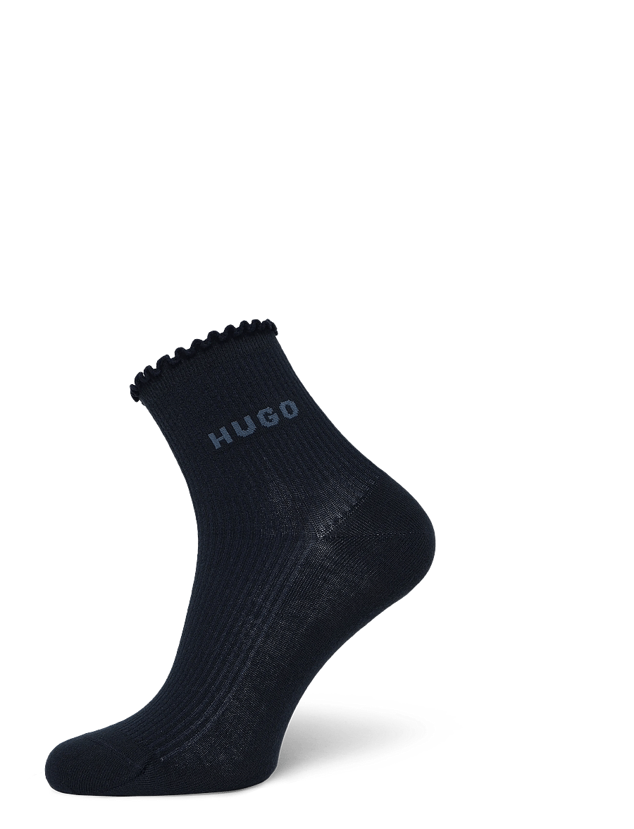 HUGO - 2P SH LETTUCE CC W - Īsās zeķes - dark blue - 3