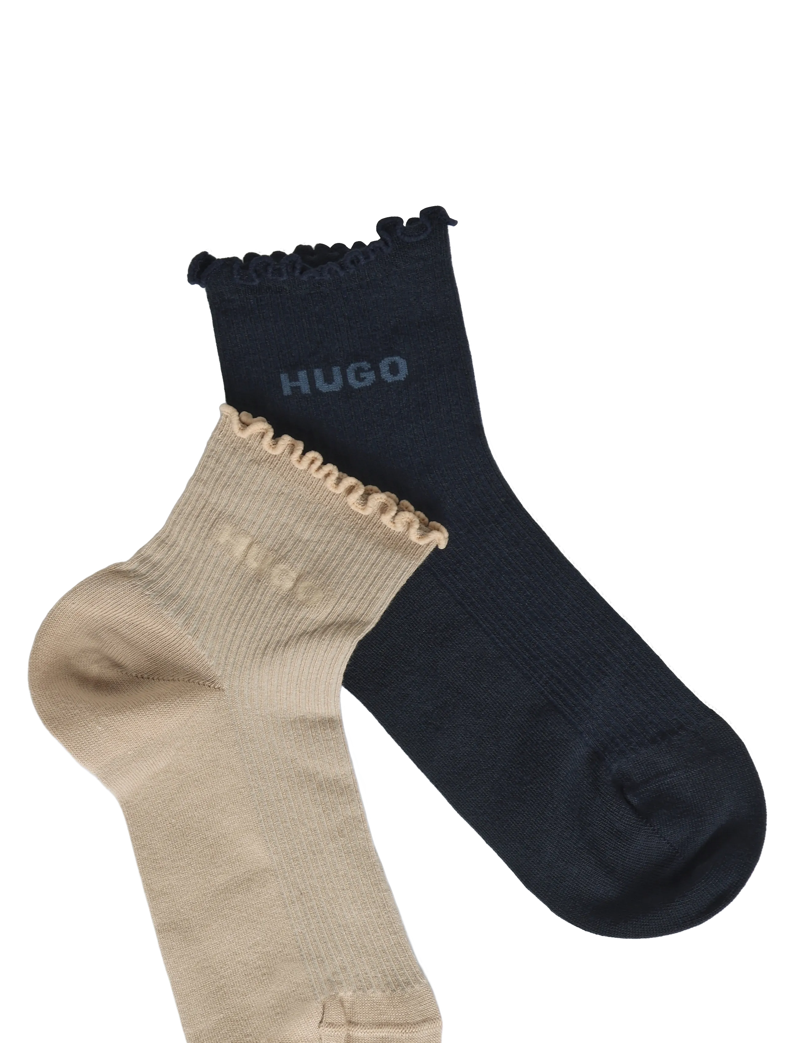 HUGO - 2P SH LETTUCE CC W - dark blue - 4