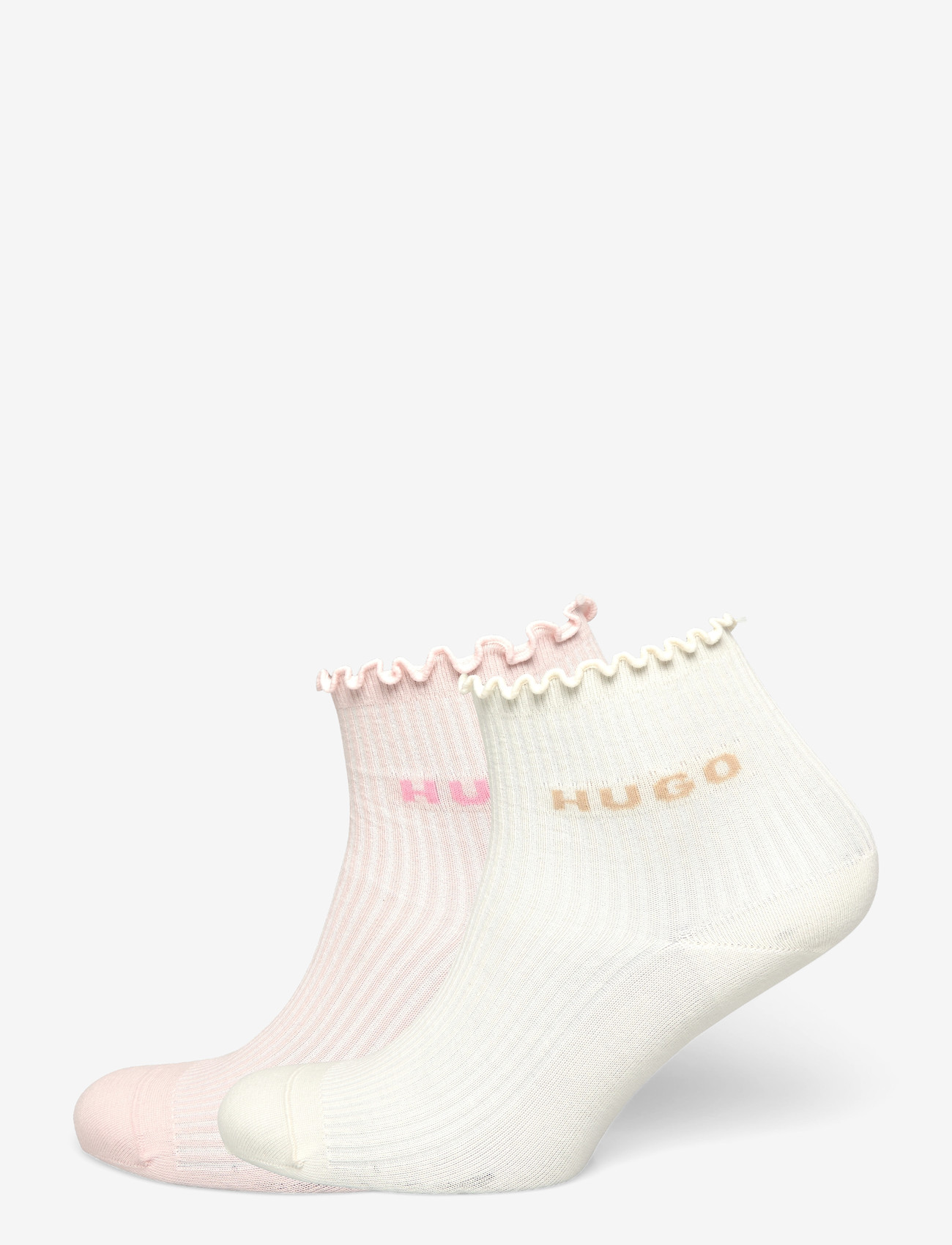 HUGO - 2P SH LETTUCE CC W - sneackersocken - light/pastel pink - 0