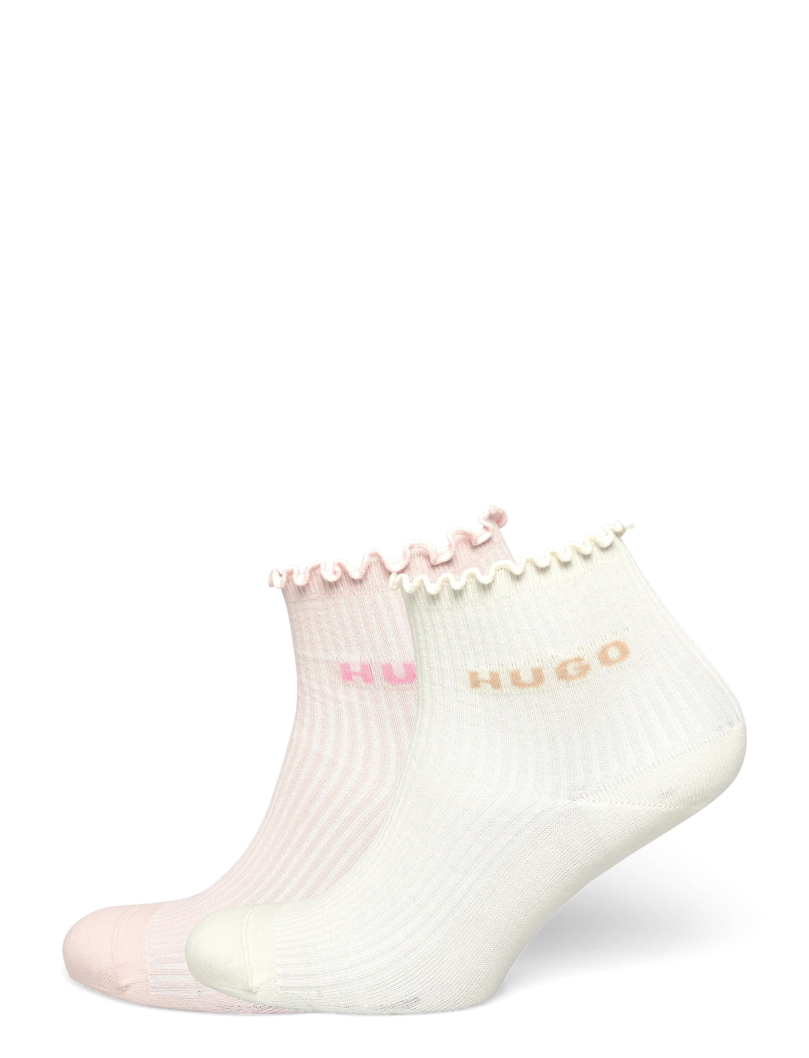 HUGO 2P SH LETTUCE CC W - Ankelstrumpor - LIGHT/PASTEL PINK / pink/rose