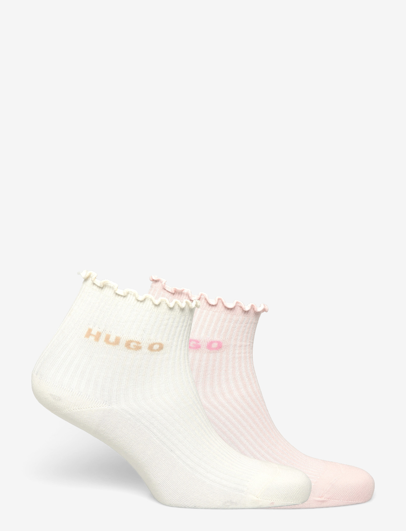 HUGO - 2P SH LETTUCE CC W - sneackersocken - light/pastel pink - 1