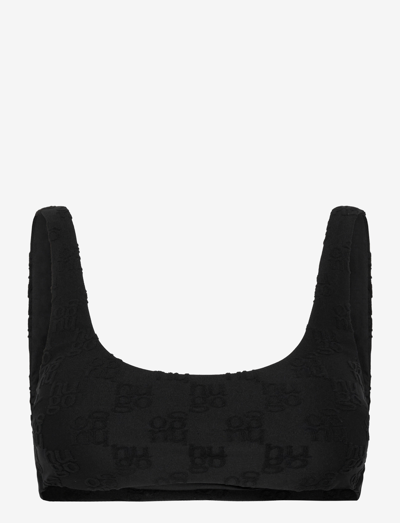 HUGO - Terry mono_bralette - bandeau bikini - black - 0