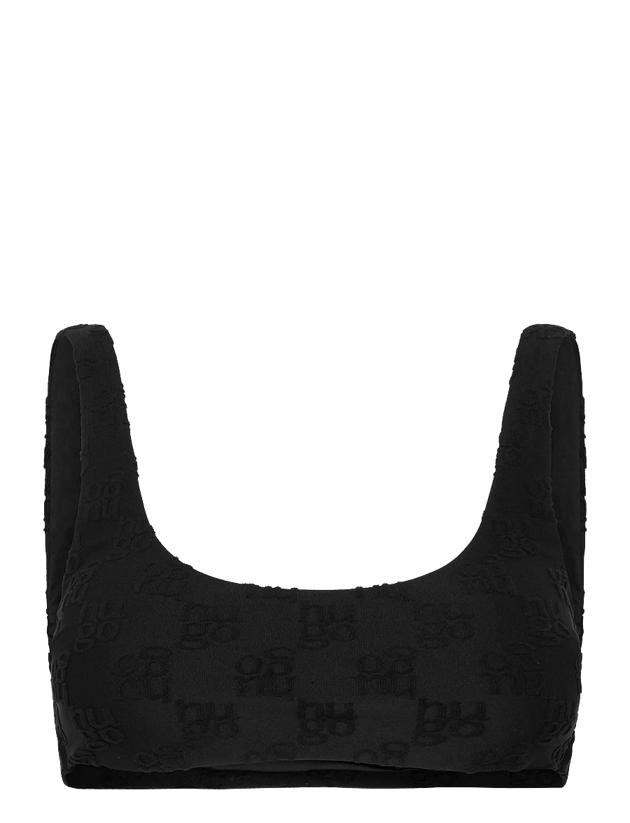 HUGO - Terry mono_bralette - bandeau-bikiinid - black - 0