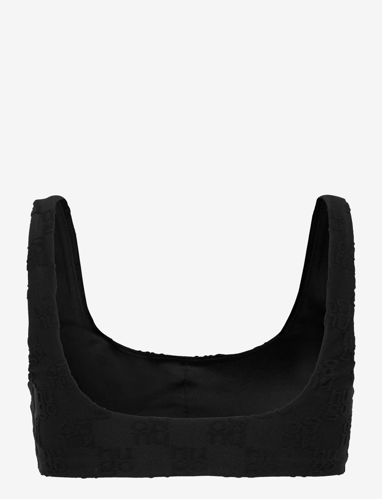 HUGO - Terry mono_bralette - bandeau bikini - black - 1