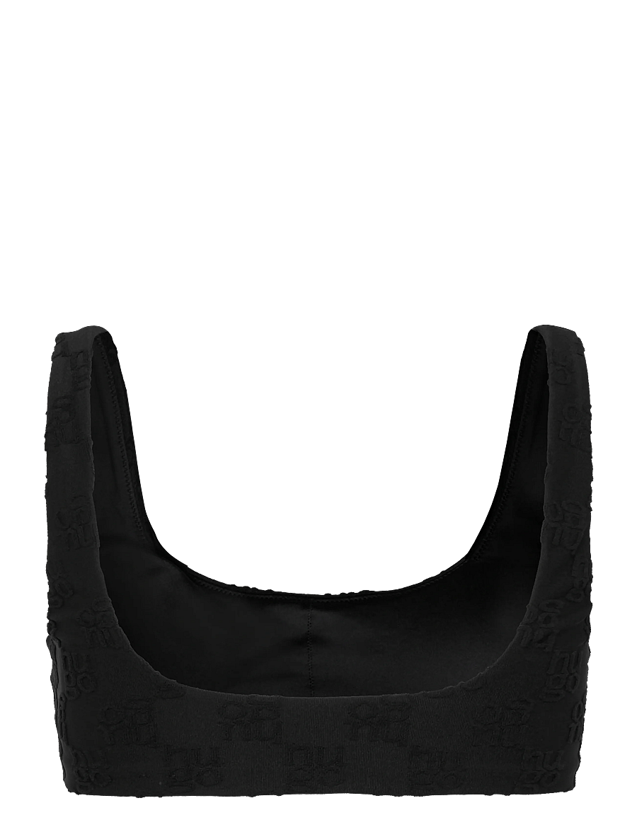 HUGO - Terry mono_bralette - bandeau-bikiinid - black - 1