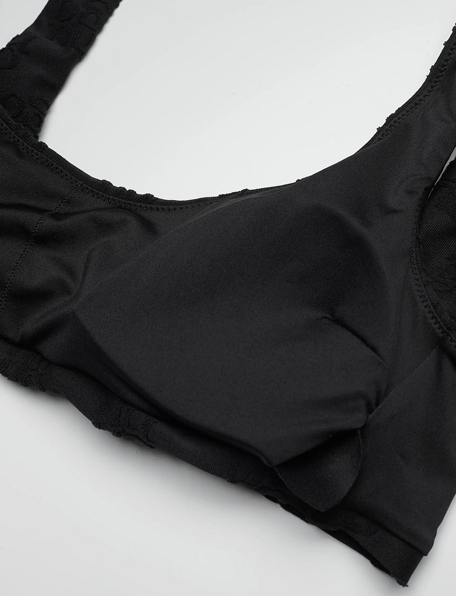 HUGO - Terry mono_bralette - bandeau-bikiinid - black - 2