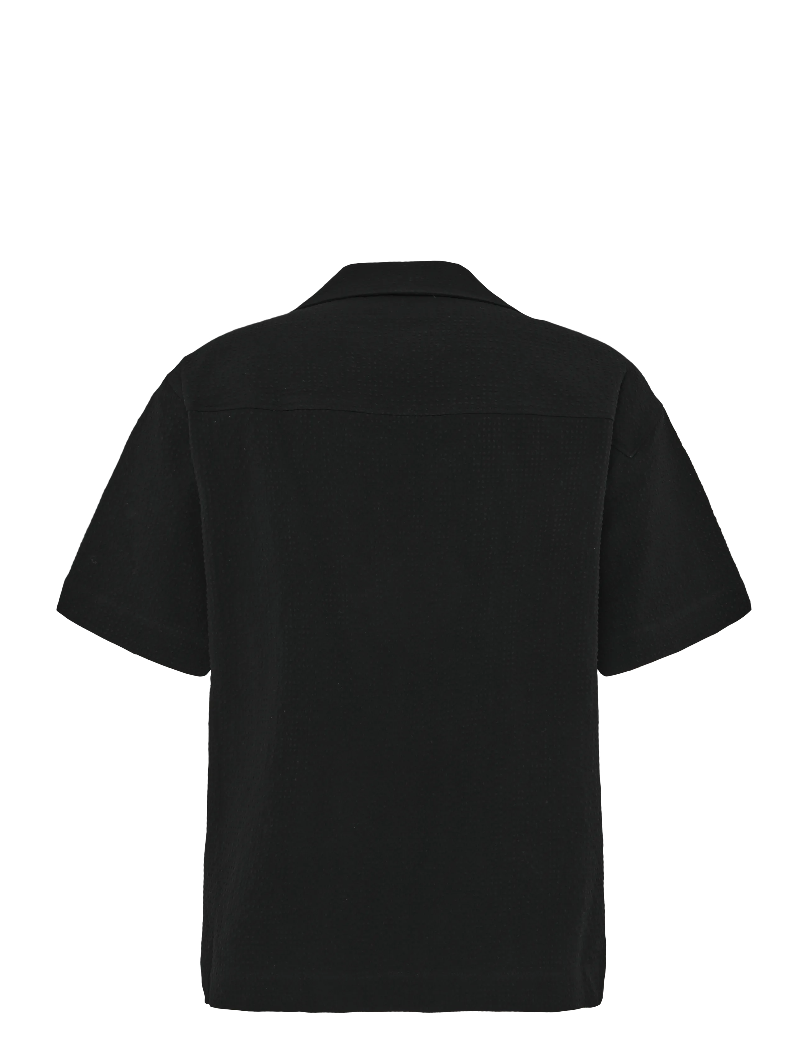 HUGO - Espino - short-sleeved shirts - black - 2