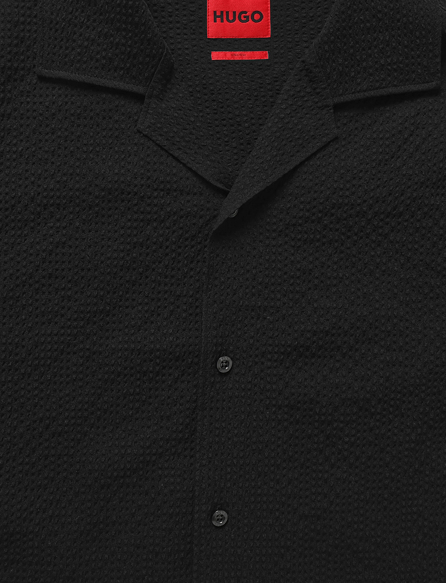 HUGO - Espino - kurzarmhemden - black - 5