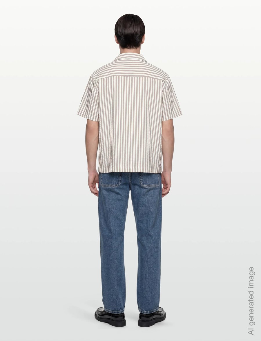 HUGO - Espino - short-sleeved shirts - light/pastel brown - 4