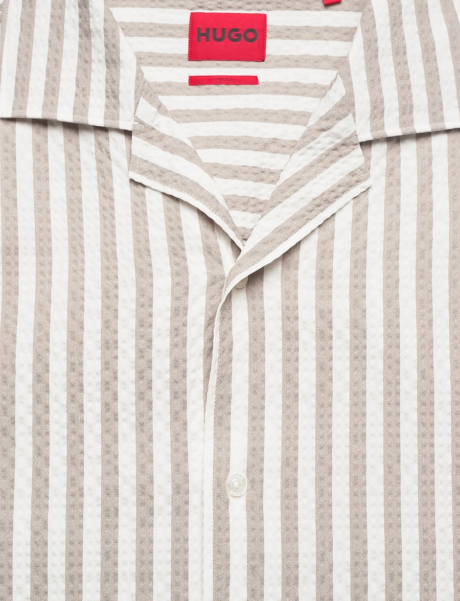 HUGO - Espino - short-sleeved shirts - light/pastel brown - 5