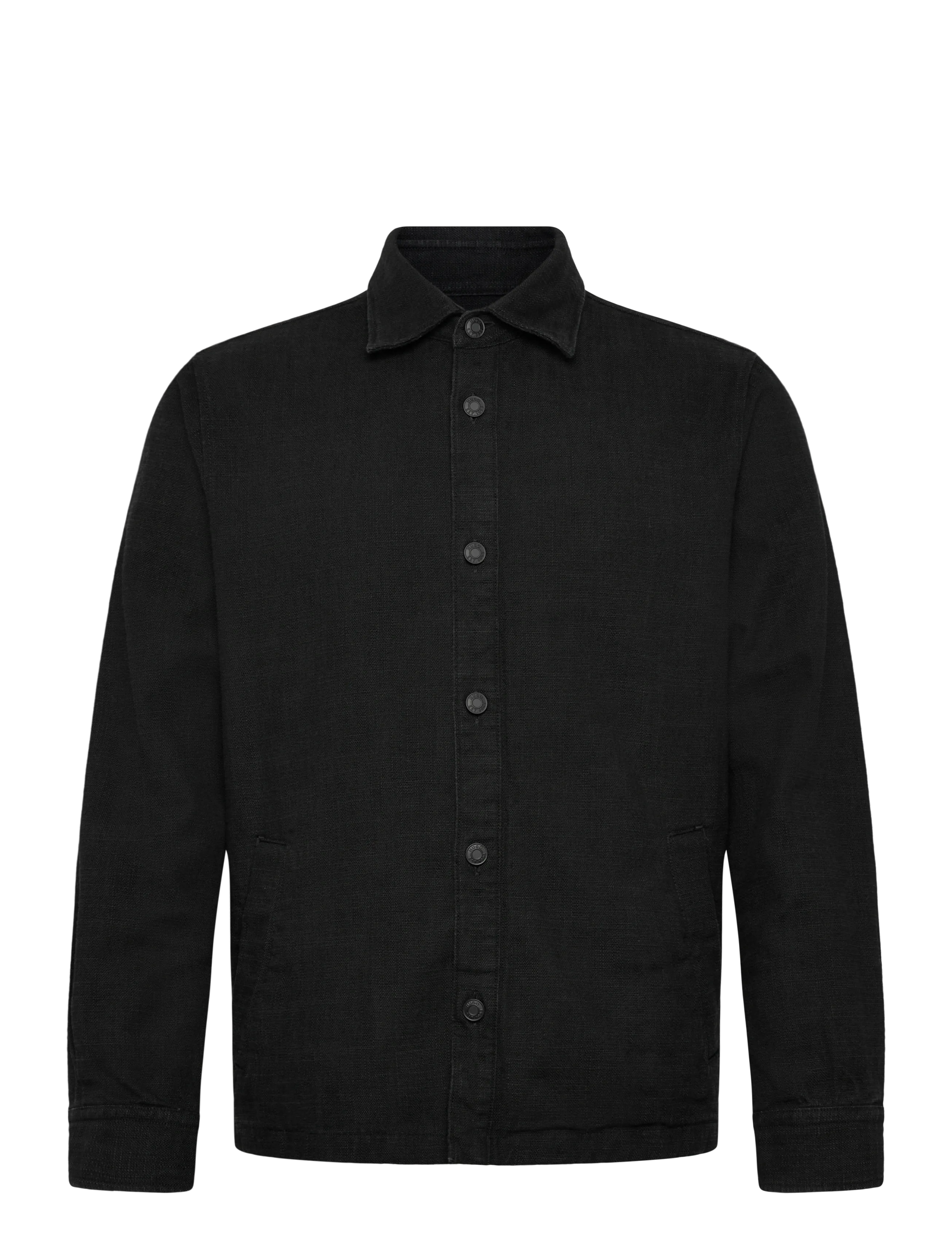 HUGO Ecord, L, Black, Overdele > Skjorter, Herre