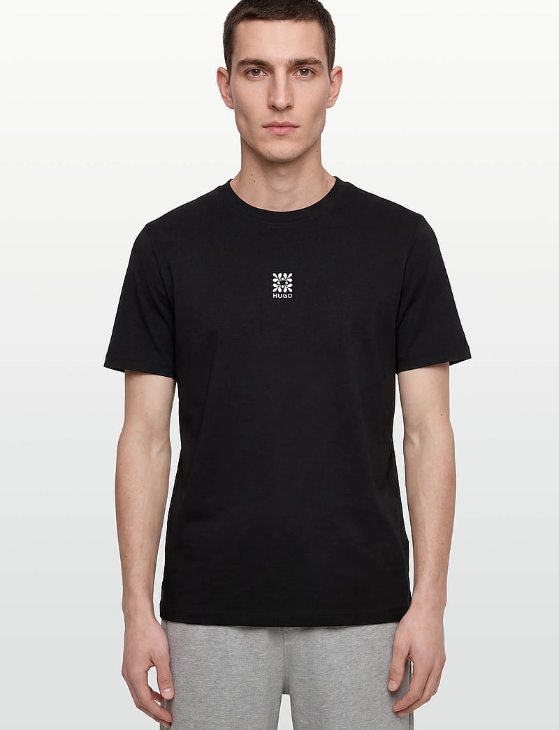 HUGO - Darusi - kortærmede t-shirts - black - 3