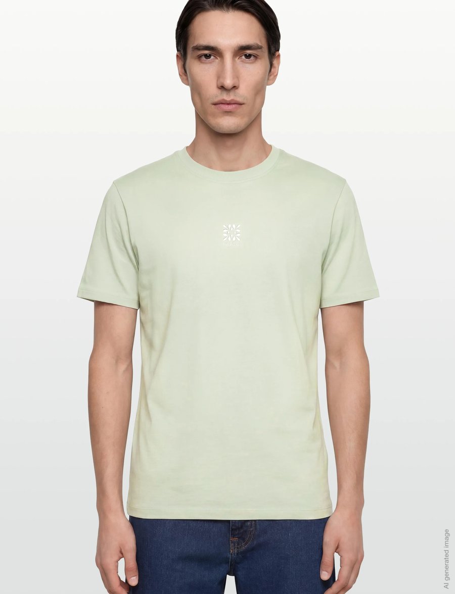 HUGO - Darusi - kurzärmelige t-shirts - light/pastel green - 3