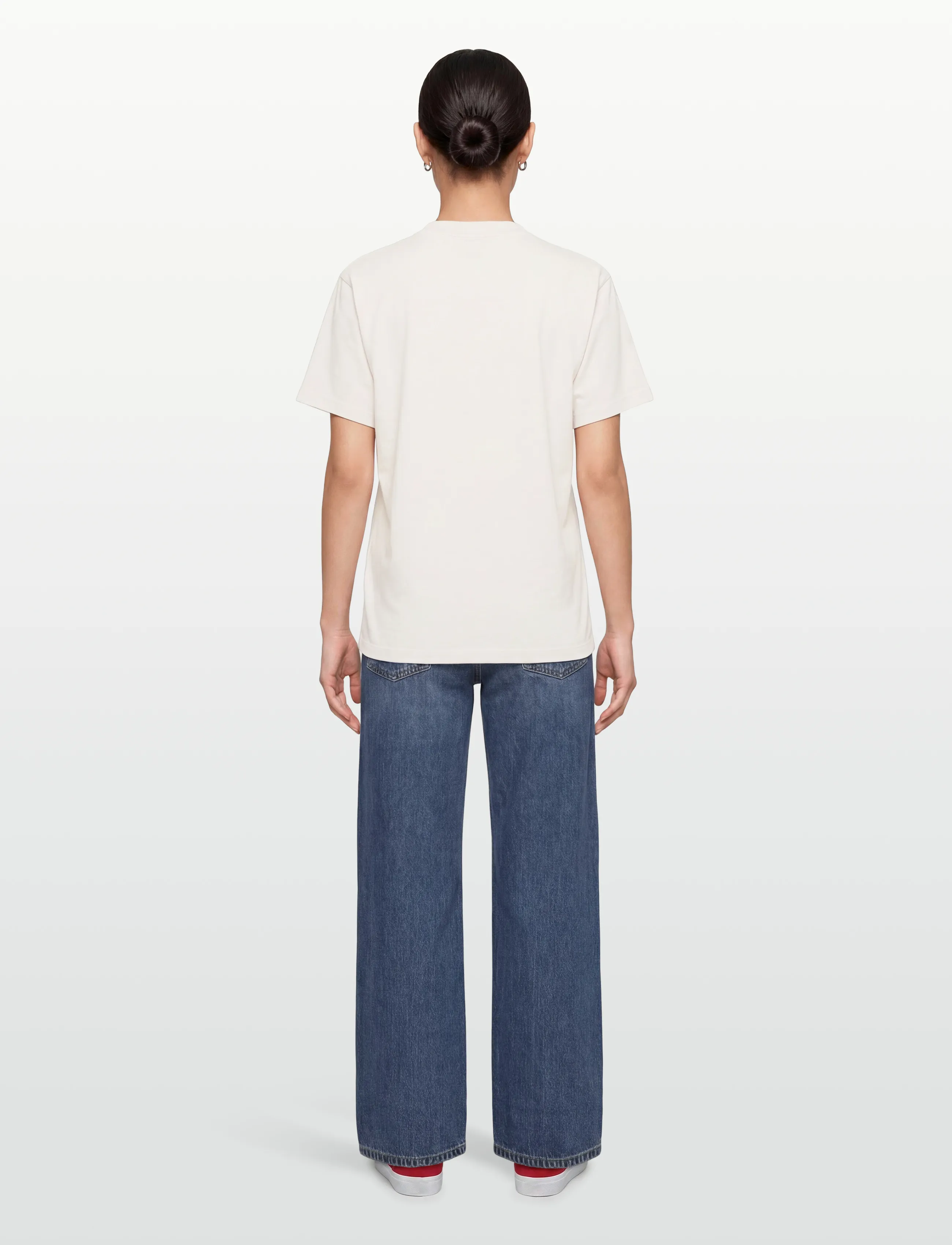 HUGO - Vintage Tee_22 - t-särgid - natural - 4