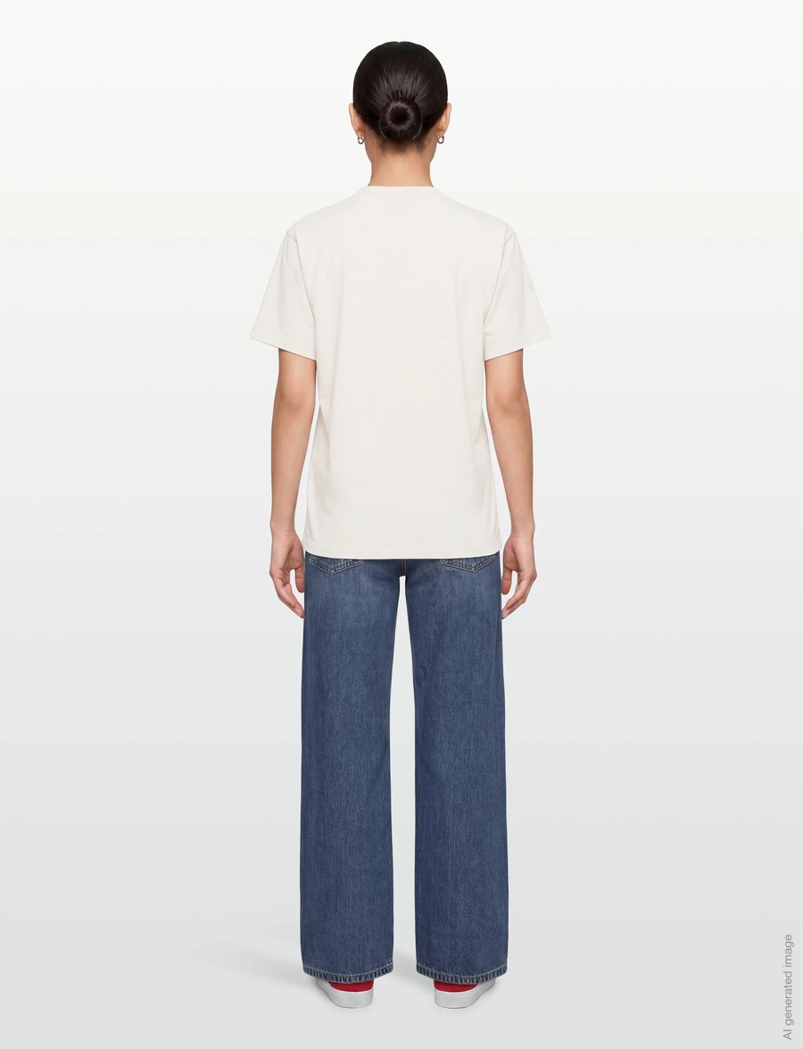 HUGO - Vintage Tee_22 - t-särgid - natural - 4