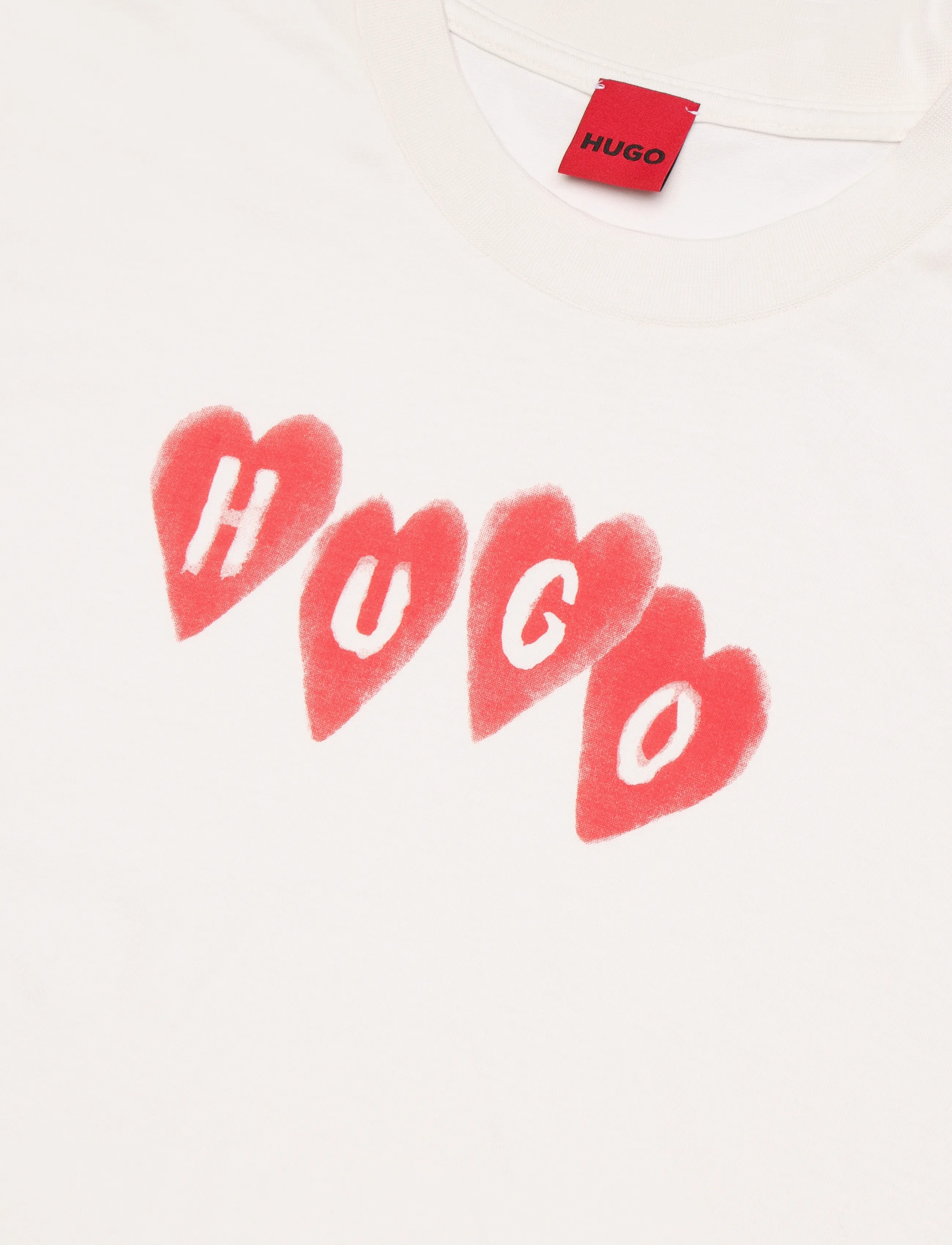 HUGO - Vintage Tee_22 - natural - 2