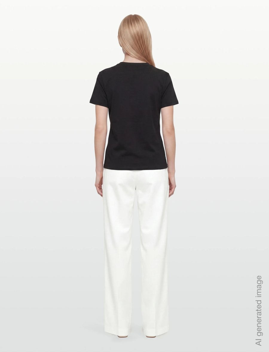 HUGO - Damacia_7 - t-shirts - black - 4