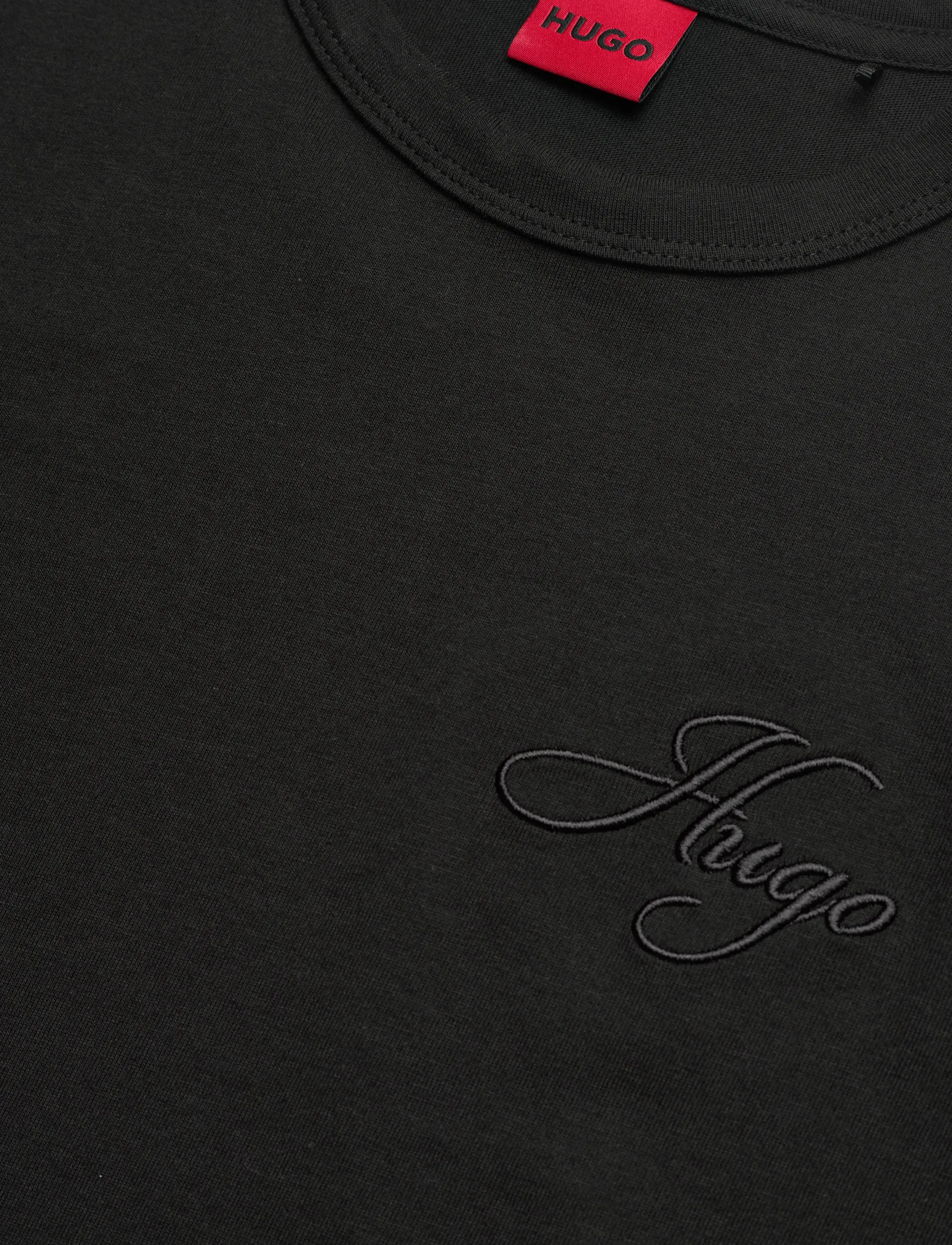 HUGO - Damacia_7 - t-shirts - black - 5