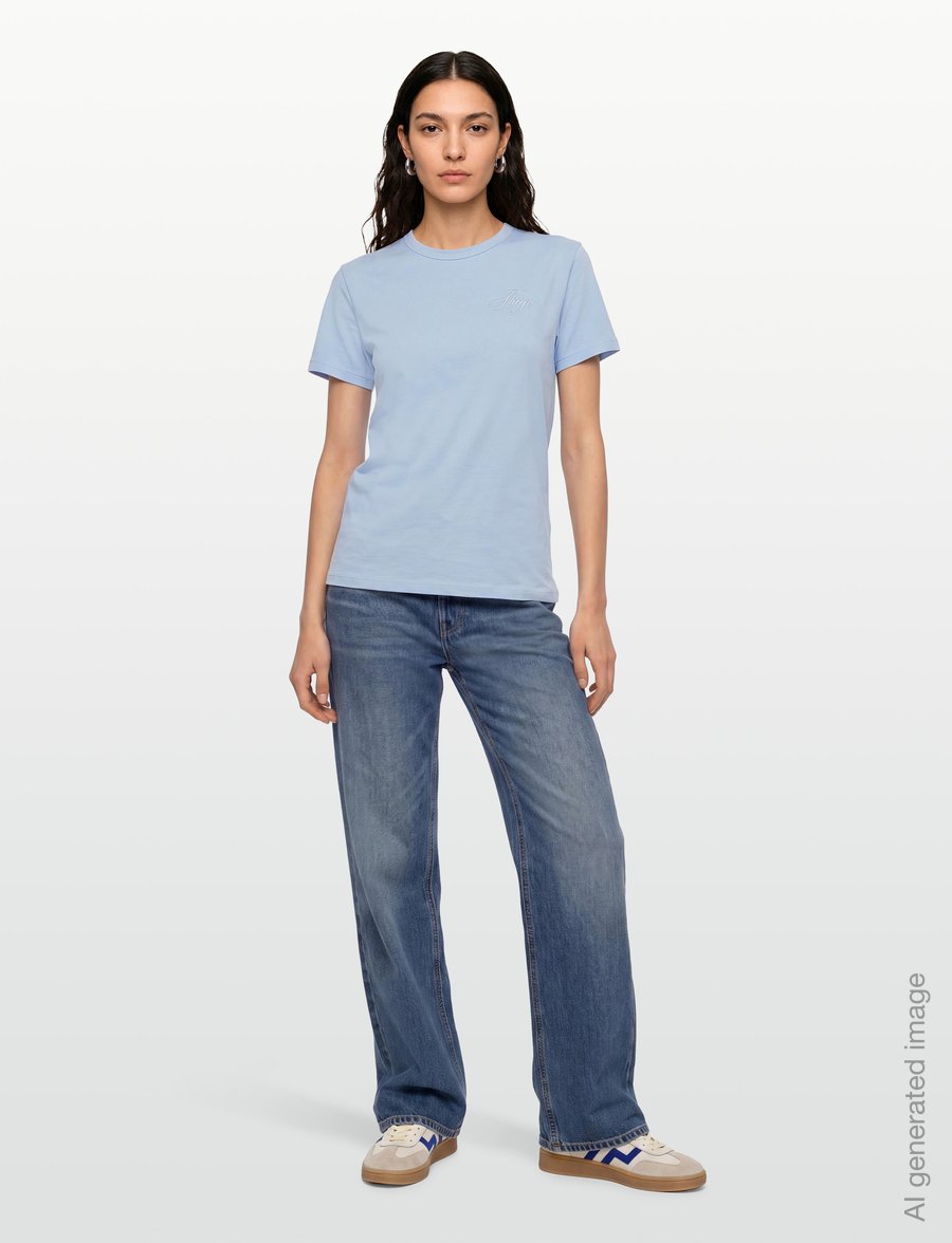 HUGO - Damacia_7 - t-shirts - open blue - 0