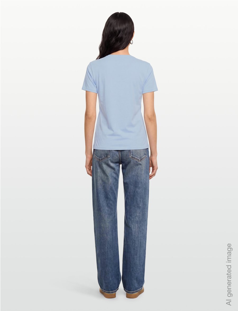HUGO - Damacia_7 - t-shirts - open blue - 4