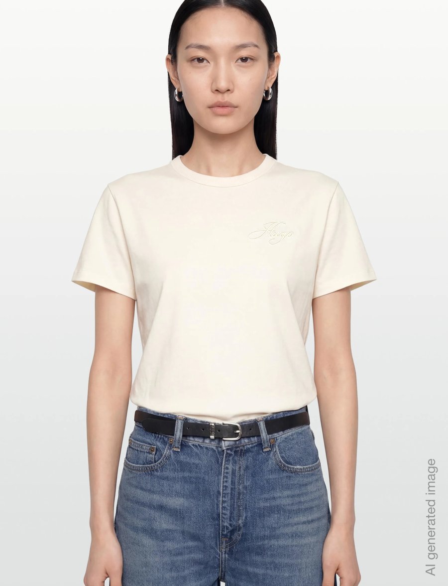 HUGO - Damacia_7 - t-särgid - open white - 3