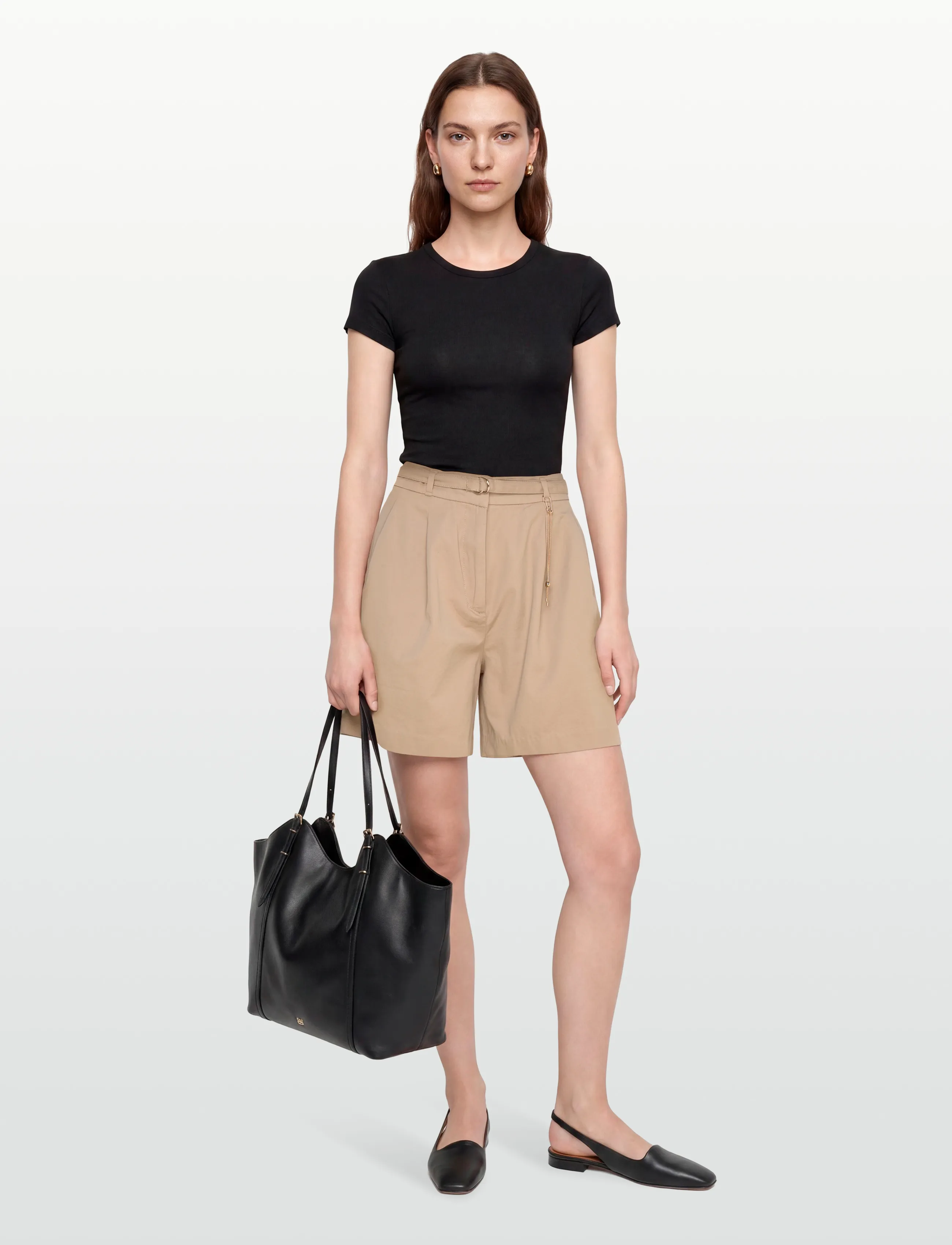 HUGO Henisea-1-W, 36, Gold, Shorts > Chino-Shorts, Dame