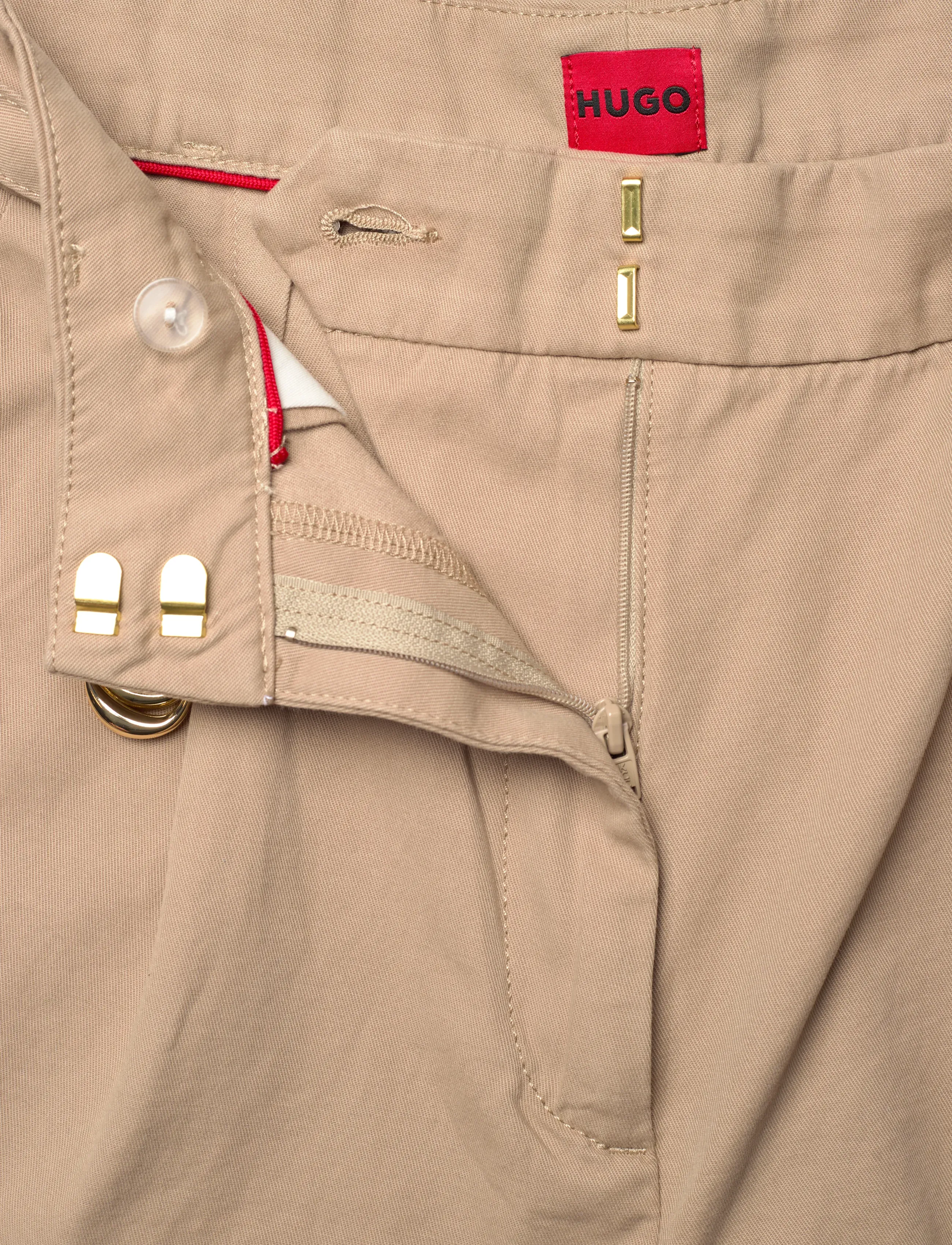 HUGO - Henisea-1-W - chino lühikesed püksid - light/pastel brown - 3