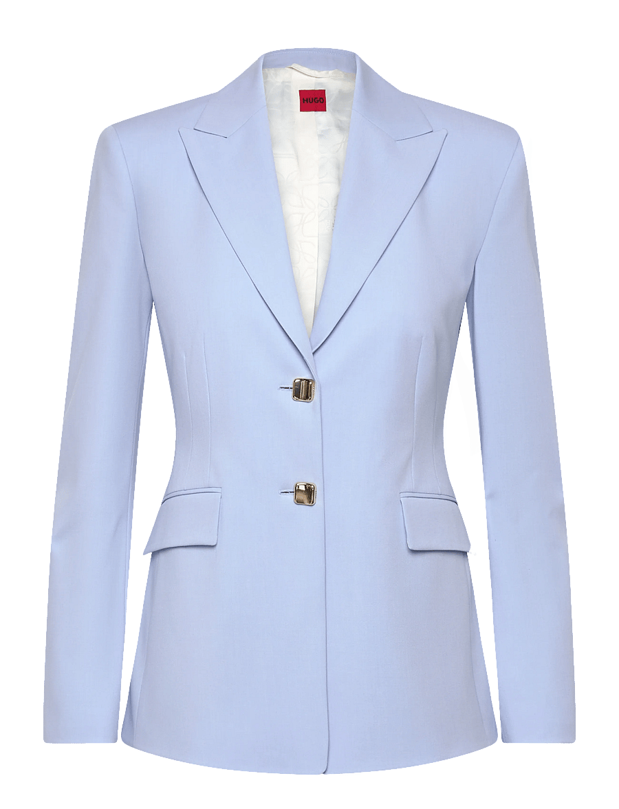 HUGO - Asmalla - single breasted blazers - open blue - 0