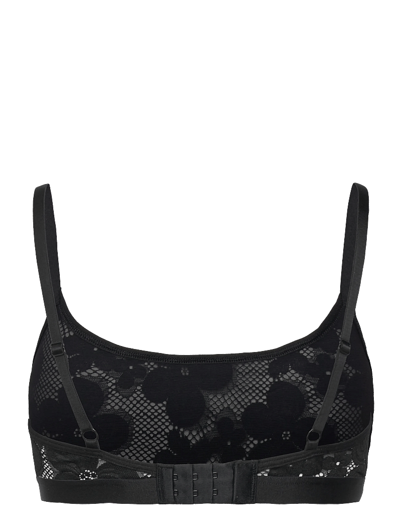HUGO - BLOOM LACE BRALETTE - bralette - black - 1
