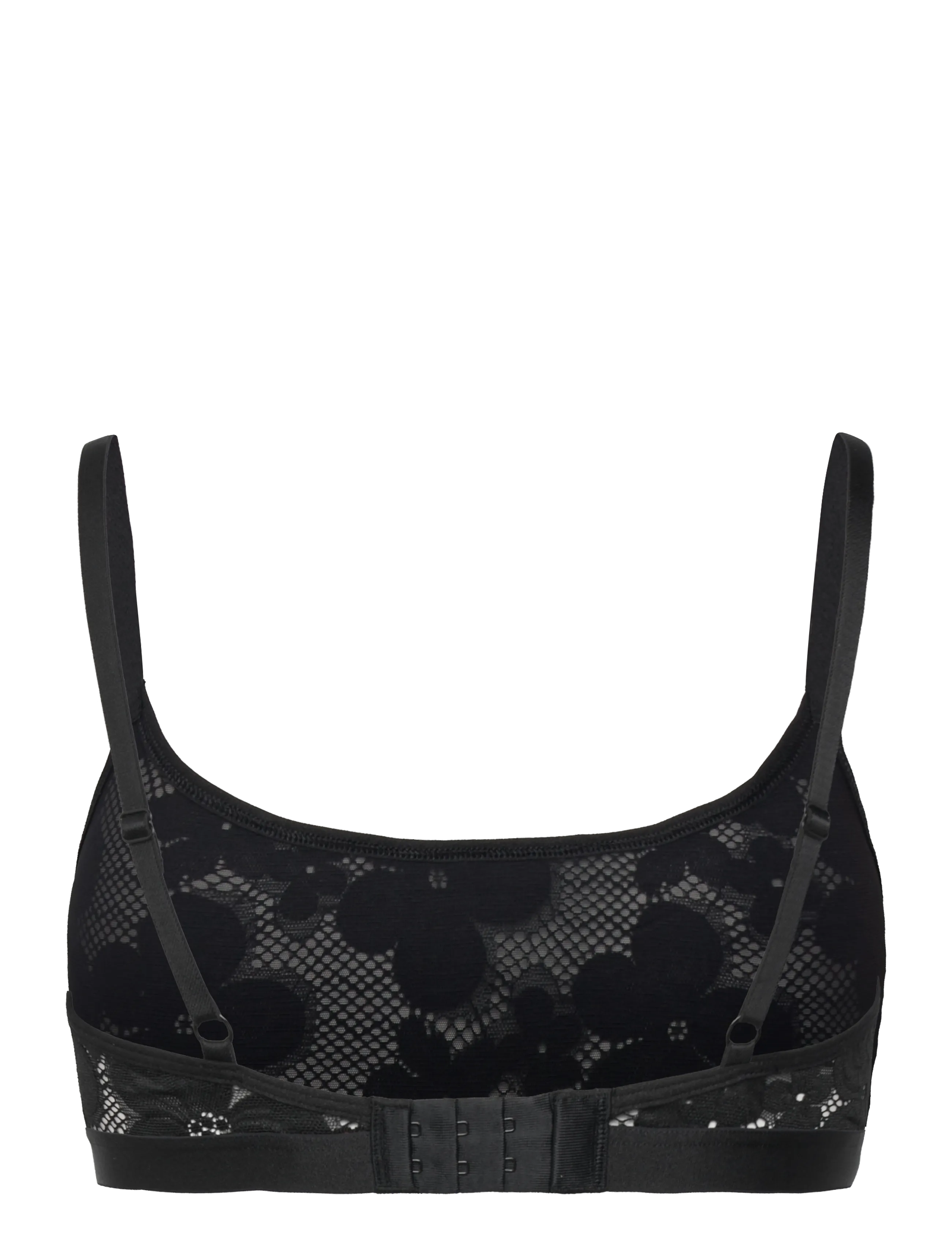 HUGO - BLOOM LACE BRALETTE - bralette - black - 1